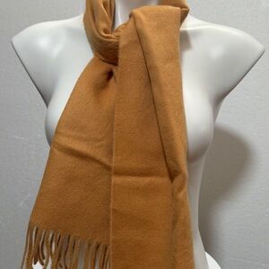 Alpaca 111. 100% Baby Alpaca Mustard Scarf for Women